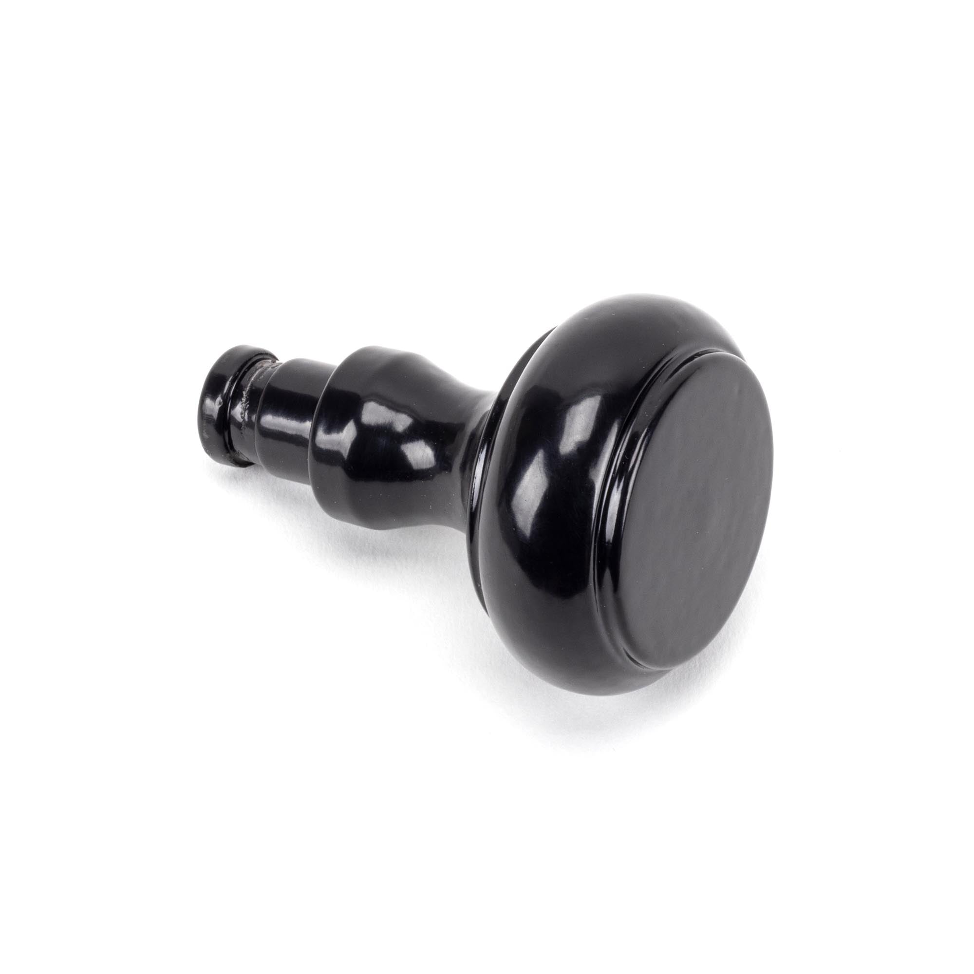 Black Regency Curtain Finial (pair) | From The Anvil - Finials - From The Anvil - Yester Home