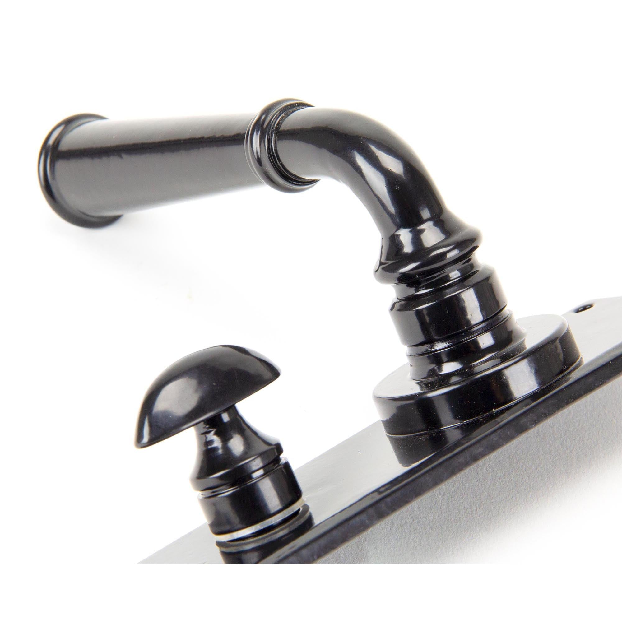 Black Regency Lever Bathroom Set | From The Anvil - Lever Bathroom - From The Anvil - Yester Home