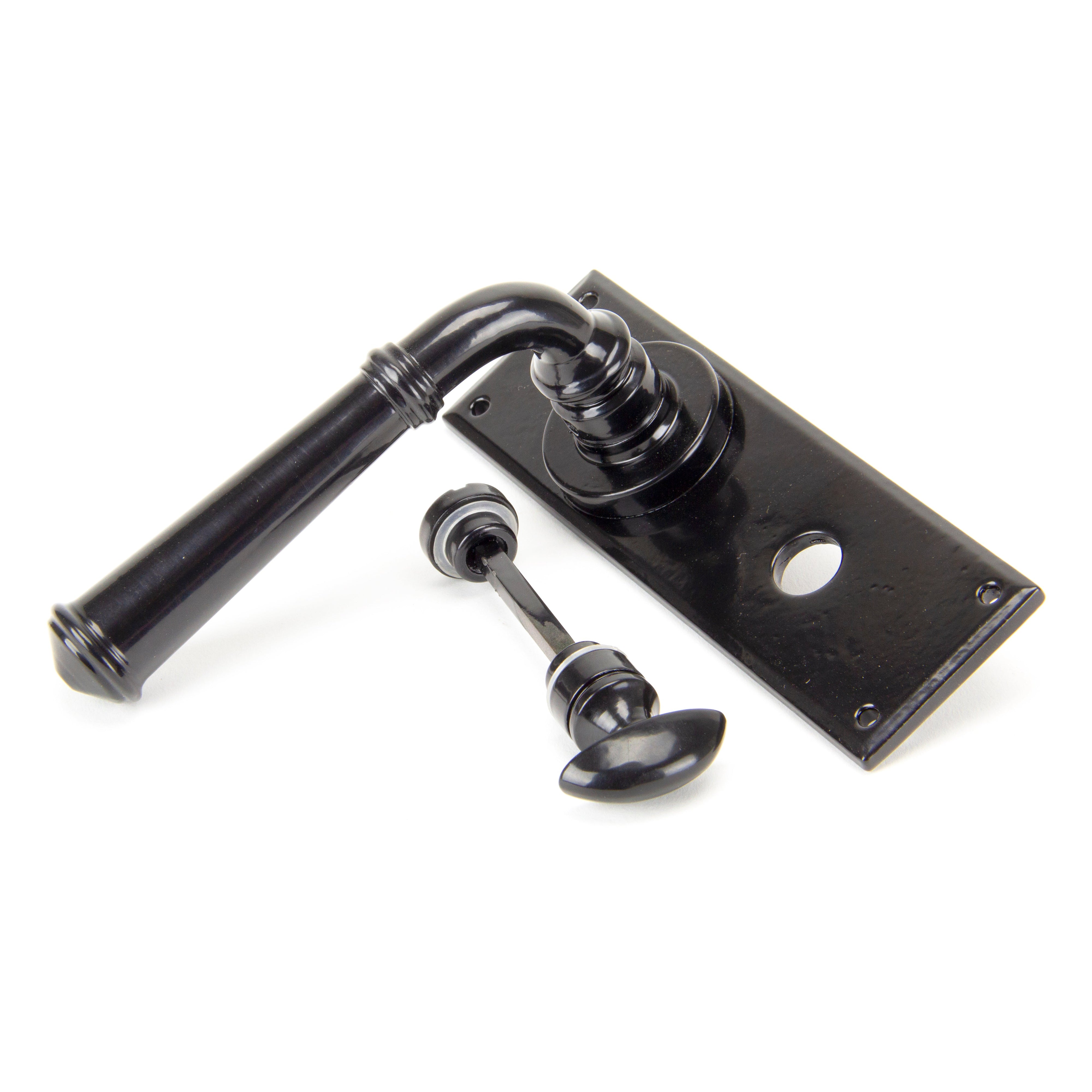 Black Regency Lever Bathroom Set | From The Anvil-Lever Bathroom-Yester Home