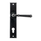 Black Regency Lever Espag. Lock Set | From The Anvil - Espagnolette - From The Anvil - Yester Home