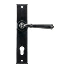 Black Regency Lever Espag. Lock Set | From The Anvil-Espagnolette-Yester Home
