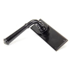 Black Regency Lever Latch Set | From The Anvil-Lever Latch-Yester Home