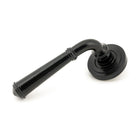 Black Regency Lever on Rose Set (Art Deco) - Unsprung | From The Anvil - Concealed - From The Anvil - Yester Home