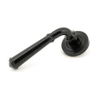 Black Regency Lever on Rose Set (Art Deco) - Unsprung | From The Anvil-Concealed-Yester Home