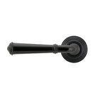Black Regency Lever on Rose Set (Beehive) - Unsprung | From The Anvil - Concealed - From The Anvil - Yester Home