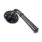 Black Regency Lever on Rose Set | From The Anvil-Lever on Rose-Yester Home