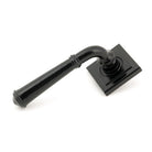 Black Regency Lever on Rose Set (Square) - Unsprung | From The Anvil - Concealed - From The Anvil - Yester Home