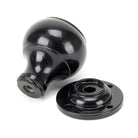 Black Regency Mortice/Rim Knob Set | From The Anvil - Mortice Knobs - From The Anvil - Yester Home