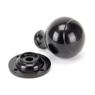 Black Regency Mortice/Rim Knob Set | From The Anvil-Mortice Knobs-Yester Home
