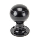 Black Regency Mortice/Rim Knob Set | From The Anvil - Mortice Knobs - From The Anvil - Yester Home