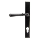 Black Regency Slimline Lever Espag. Lock Set | From The Anvil - Espagnolette - From The Anvil - Yester Home