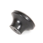 Black Ribbed Cabinet Knob | From The Anvil - Cabinet Knobs - From The Anvil - Yester Home