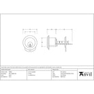 Black Rim Cylinder KA | From The Anvil - Night Latches - From The Anvil - Yester Home