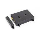Black Rim Lock & Cast Iron Cover | From The Anvil-Rim Locks & Latches-Yester Home