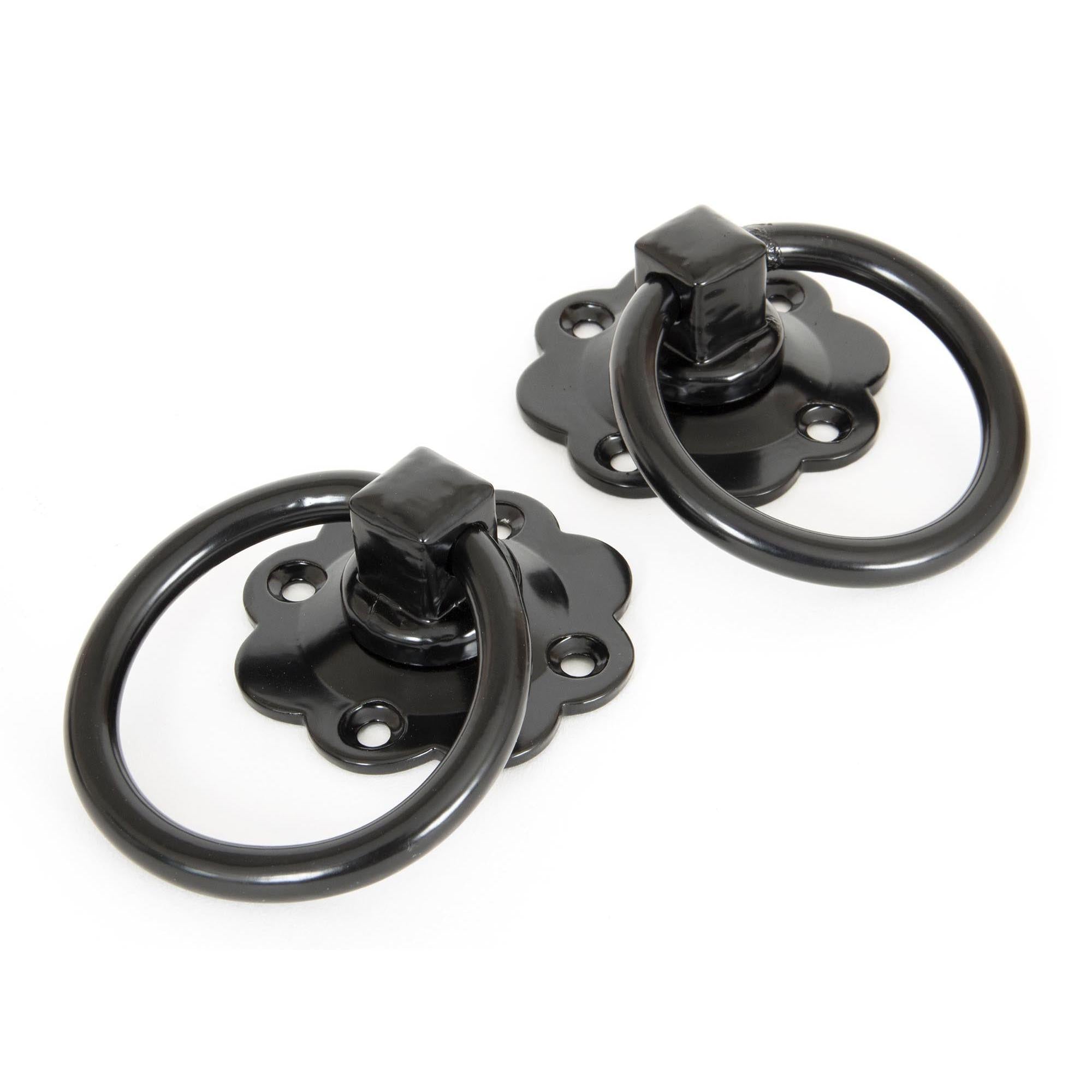 Black Ring Turn Handle Set | From The Anvil - Ring Turns - From The Anvil - Yester Home