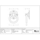 Black Ring Turn Handle Set | From The Anvil - Ring Turns - From The Anvil - Yester Home