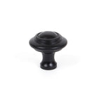 Black Ringed Cabinet Knob - Large | From The Anvil - Cabinet Knobs - From The Anvil - Yester Home