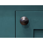Black Ringed Cabinet Knob - Small | From The Anvil-Cabinet Knobs-Yester Home