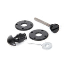 Black Round Bathroom Thumbturn | From The Anvil - Thumbturns - From The Anvil - Yester Home