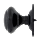 Black Round Centre Door Knob | From The Anvil - Centre Door Knobs - From The Anvil - Yester Home
