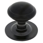 Black Round Centre Door Knob | From The Anvil-Centre Door Knobs-Yester Home