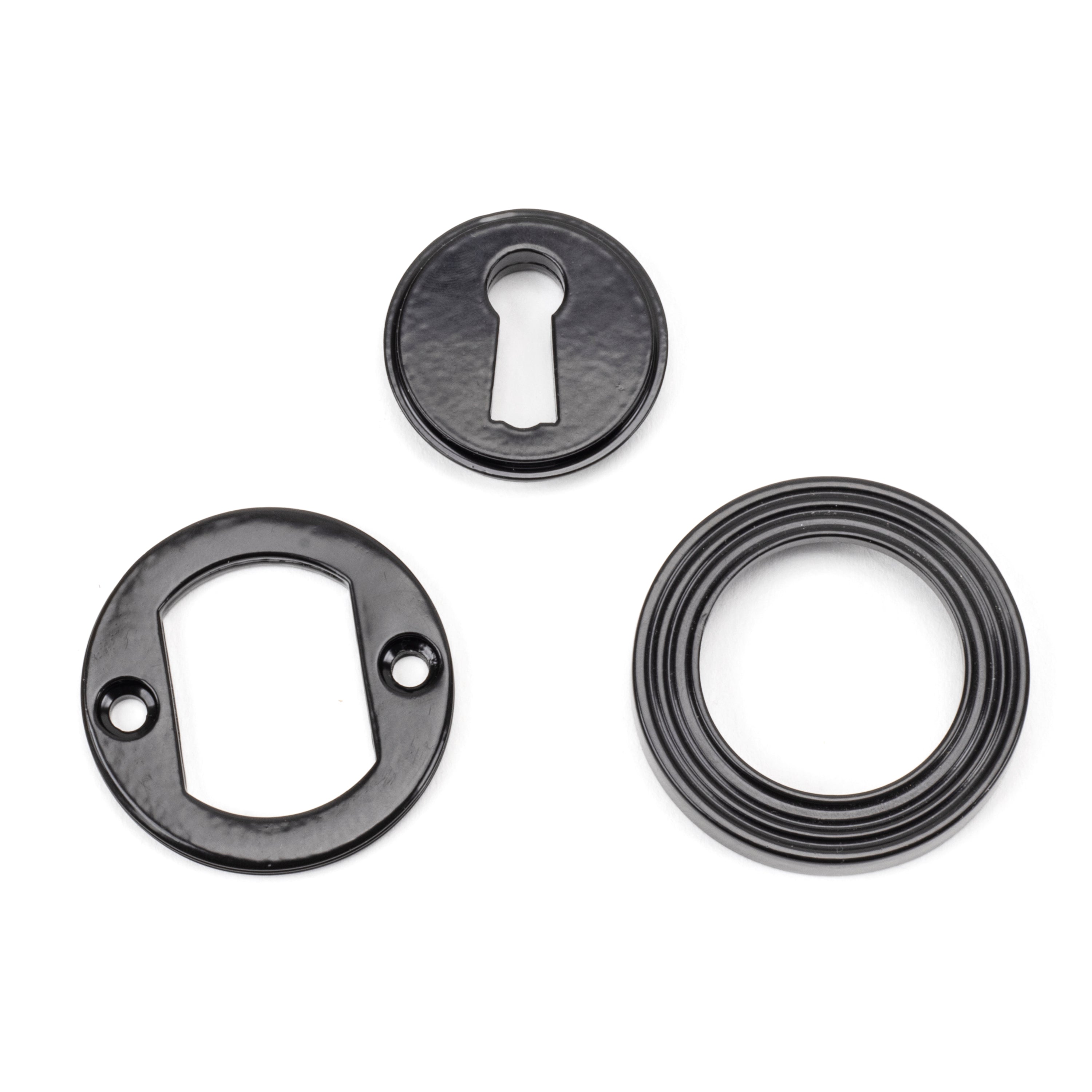 Black Round Escutcheon (Beehive) | From The Anvil-Escutcheons-Yester Home