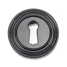 Black Round Escutcheon (Beehive) | From The Anvil - Escutcheons - From The Anvil - Yester Home