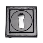 Black Round Escutcheon (Square) | From The Anvil - Escutcheons - From The Anvil - Yester Home