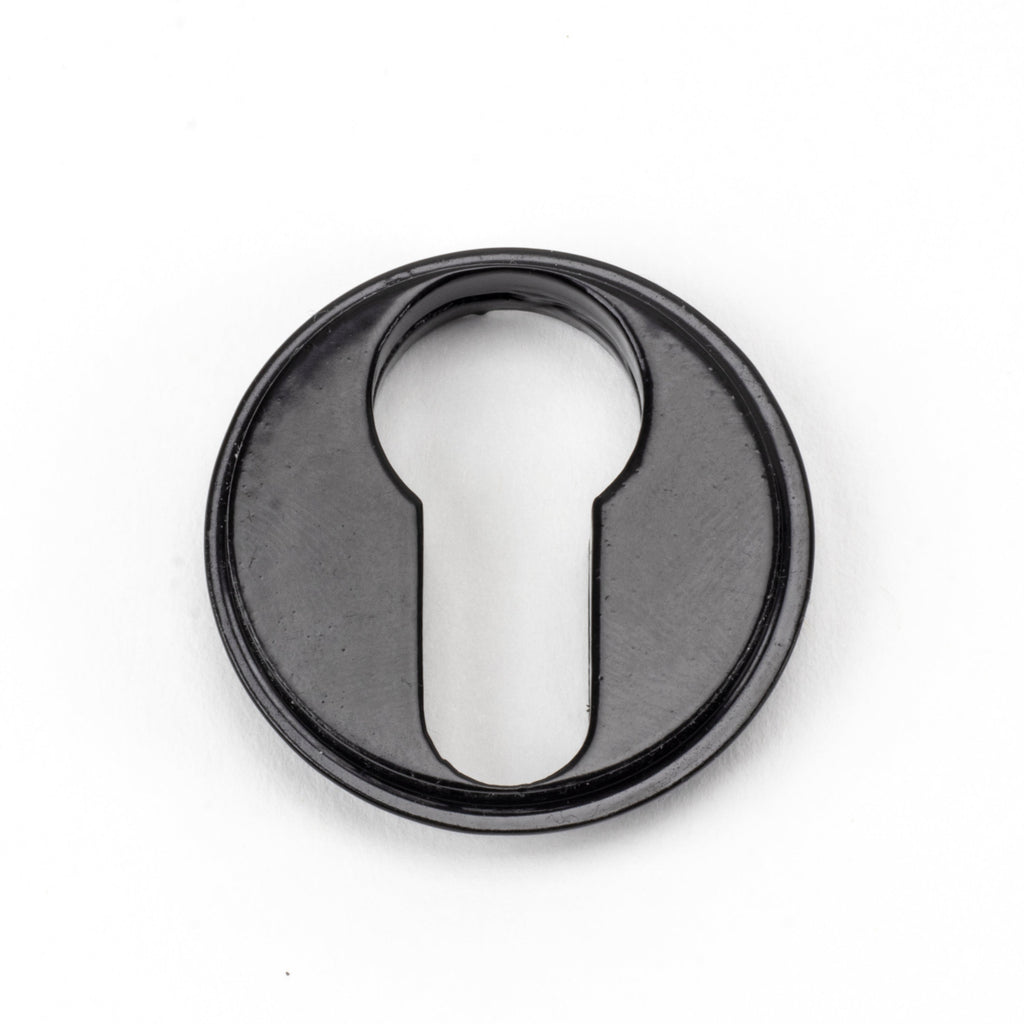 Black Round Euro Escutcheon (Beehive) | From The Anvil-Euro Escutcheons-Yester Home