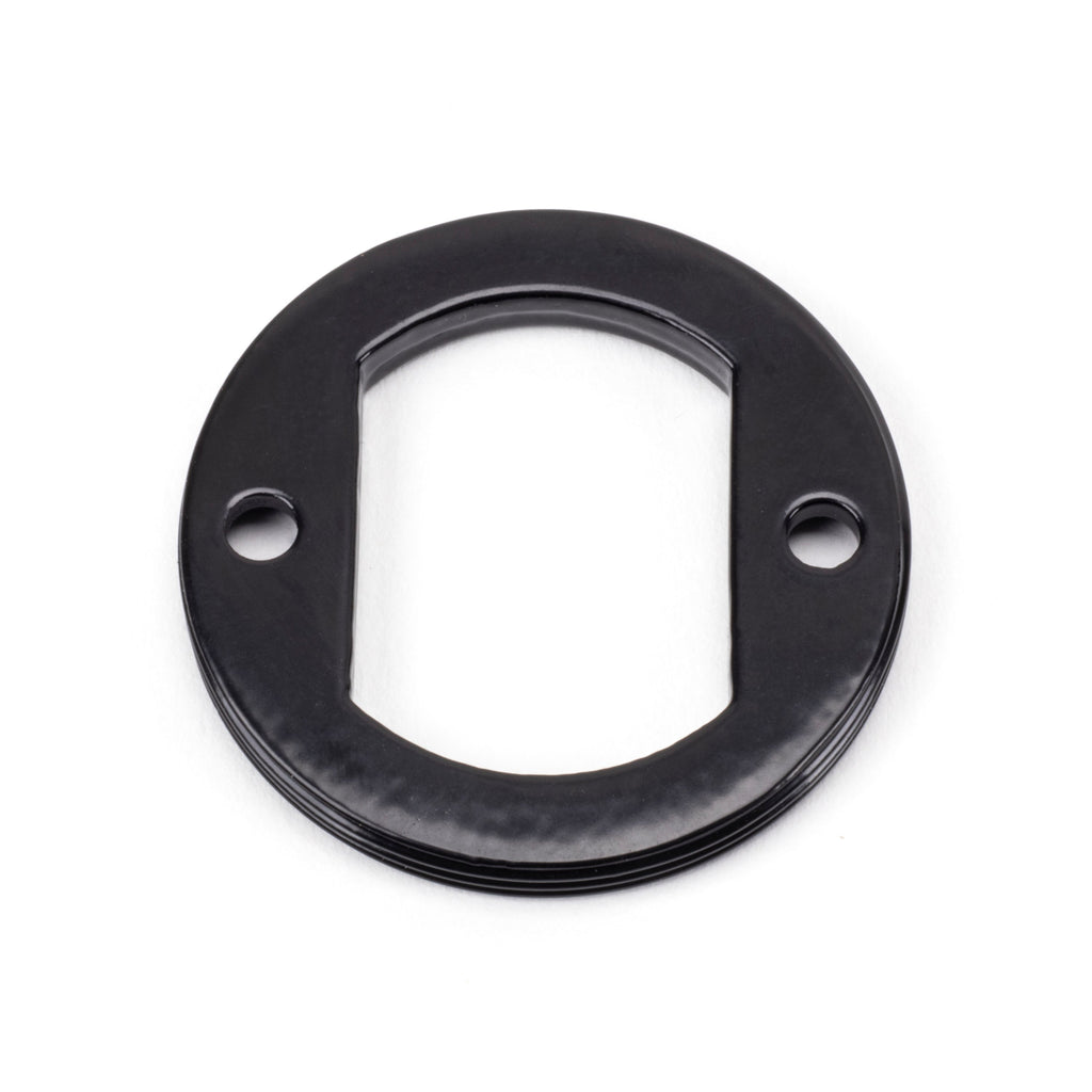Black Round Euro Escutcheon (Beehive) | From The Anvil-Euro Escutcheons-Yester Home