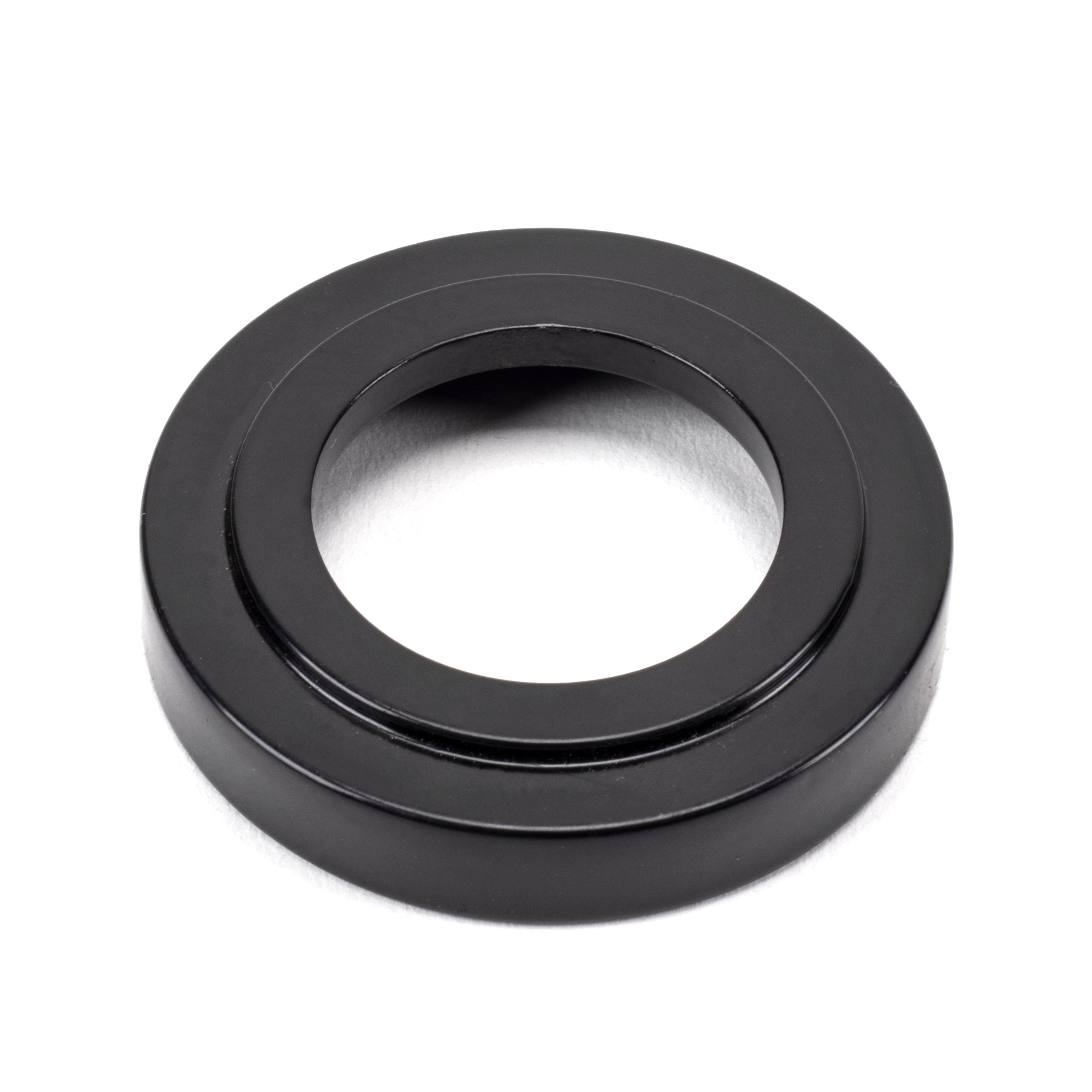 Black Round Thumbturn Set (Art Deco) | From The Anvil-Thumbturns-Yester Home