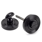 Black Round Thumbturn Set (Beehive) | From The Anvil - Thumbturns - From The Anvil - Yester Home