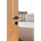 Black Round Thumbturn Set (Plain) | From The Anvil-Thumbturns-Yester Home