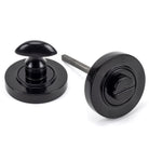 Black Round Thumbturn Set (Plain) | From The Anvil - Thumbturns - From The Anvil - Yester Home