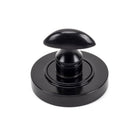 Black Round Thumbturn Set (Plain) | From The Anvil - Thumbturns - From The Anvil - Yester Home