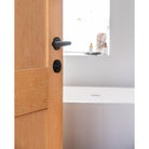 Black Round Thumbturn Set (Plain) | From The Anvil-Thumbturns-Yester Home