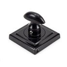 Black Round Thumbturn Set (Square) | From The Anvil - Thumbturns - From The Anvil - Yester Home