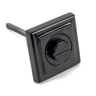 Black Round Thumbturn Set (Square) | From The Anvil-Thumbturns-Yester Home