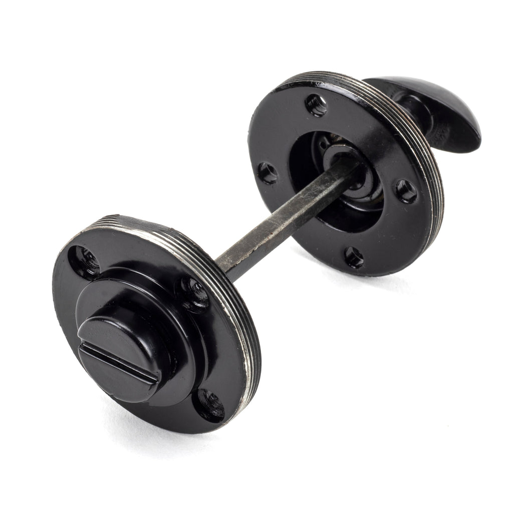 Black Round Thumbturn Set (Square) | From The Anvil-Thumbturns-Yester Home
