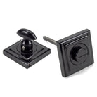 Black Round Thumbturn Set (Square) | From The Anvil-Thumbturns-Yester Home