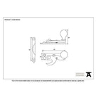 Black Sash Hook Fastener | From The Anvil-Sash Hook Fasteners-Yester Home