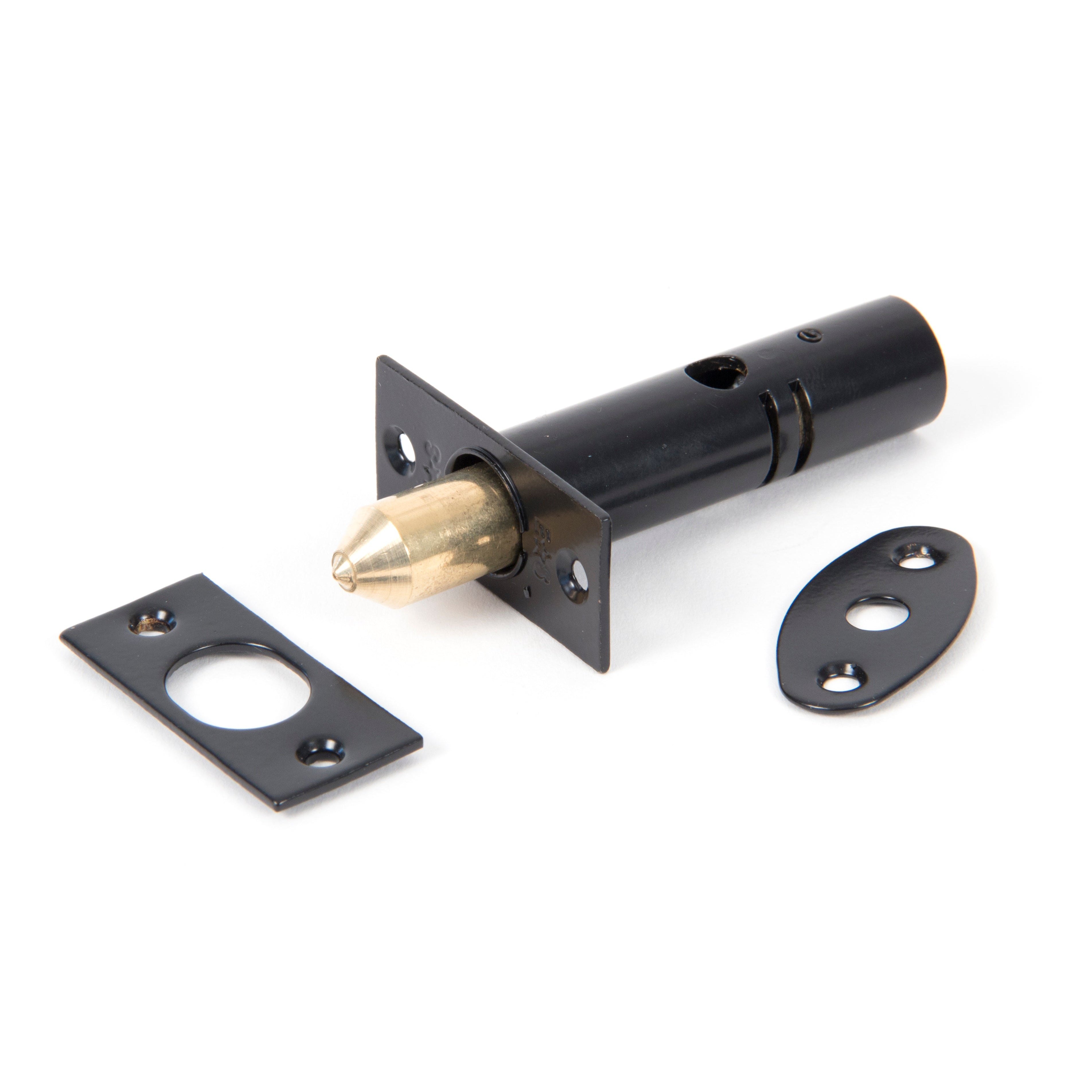 Black Security Door Bolt | From The Anvil-Bolts-Yester Home