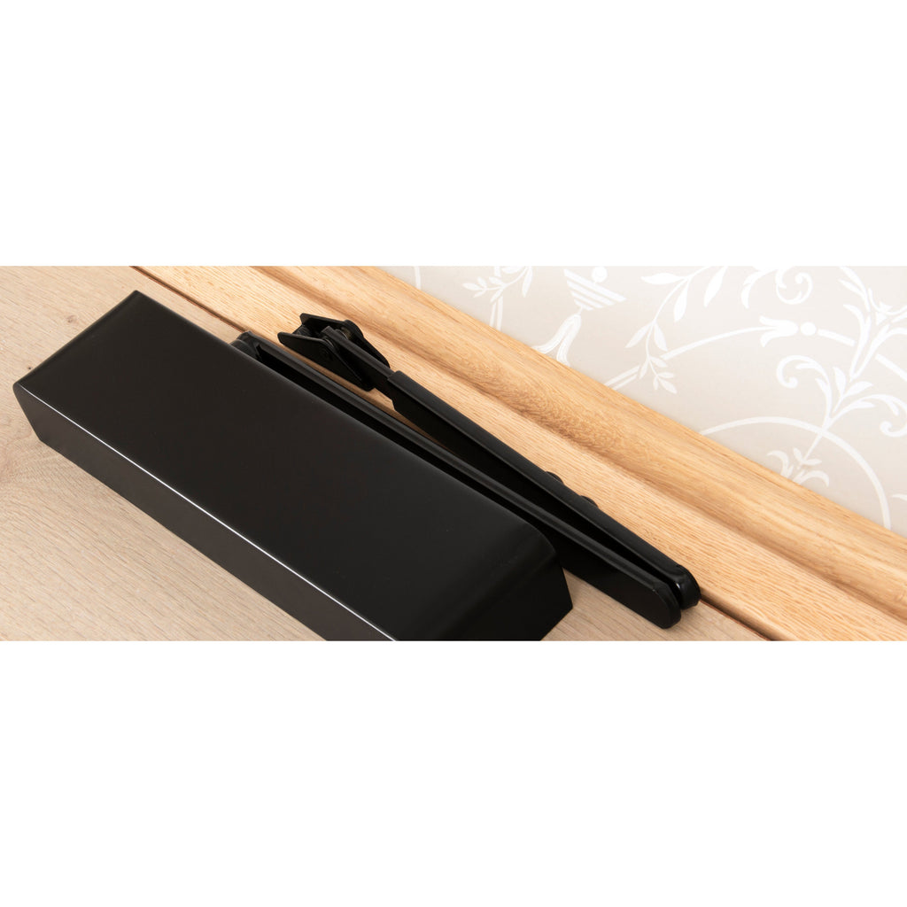 Black Size 2-5 Door Closer & Cover | From The Anvil-Door Closer & Cover-Yester Home