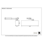 Black Size 2-5 Door Closer & Cover | From The Anvil-Door Closer & Cover-Yester Home