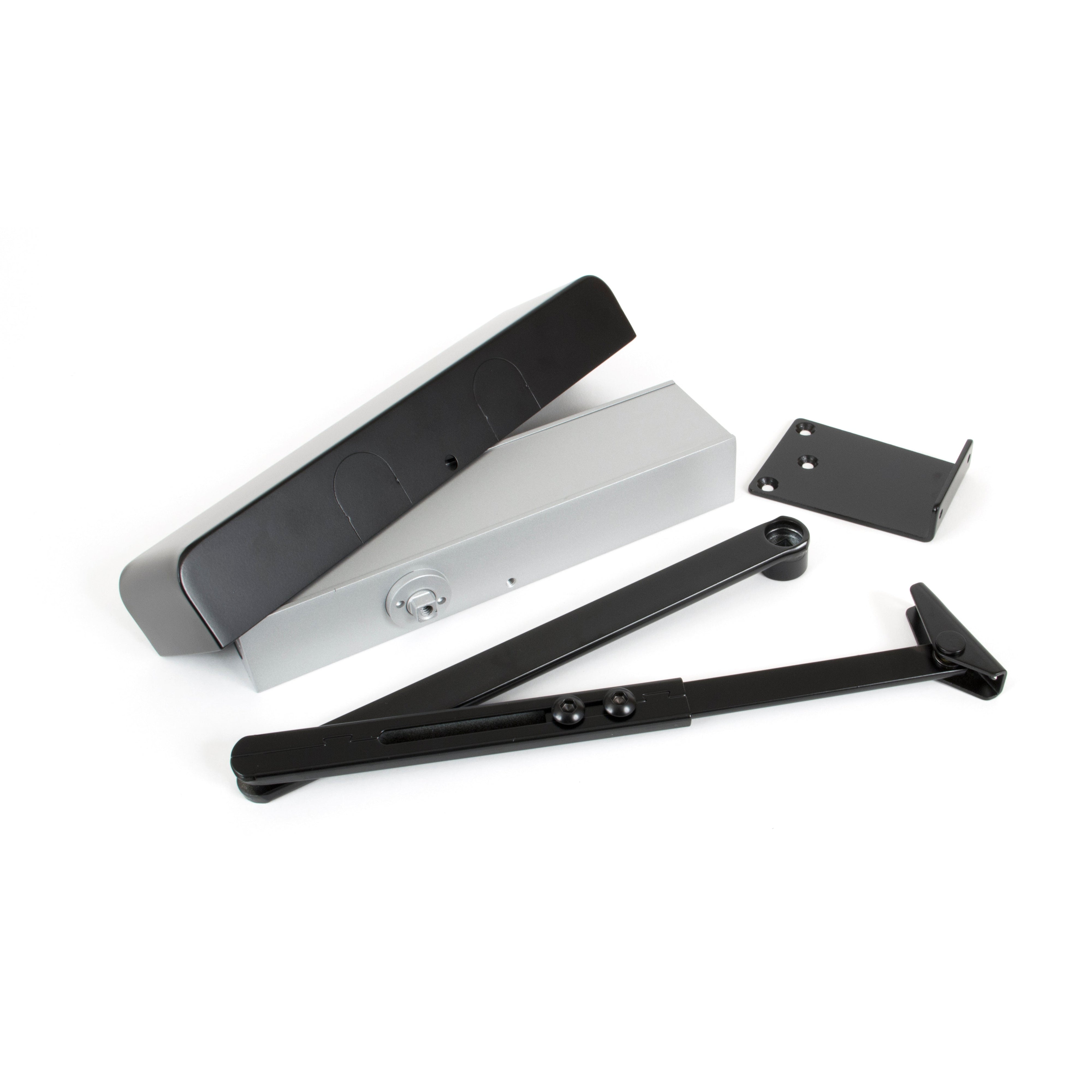 Black Size 2-5 Door Closer & Cover | From The Anvil-Door Closer & Cover-Yester Home
