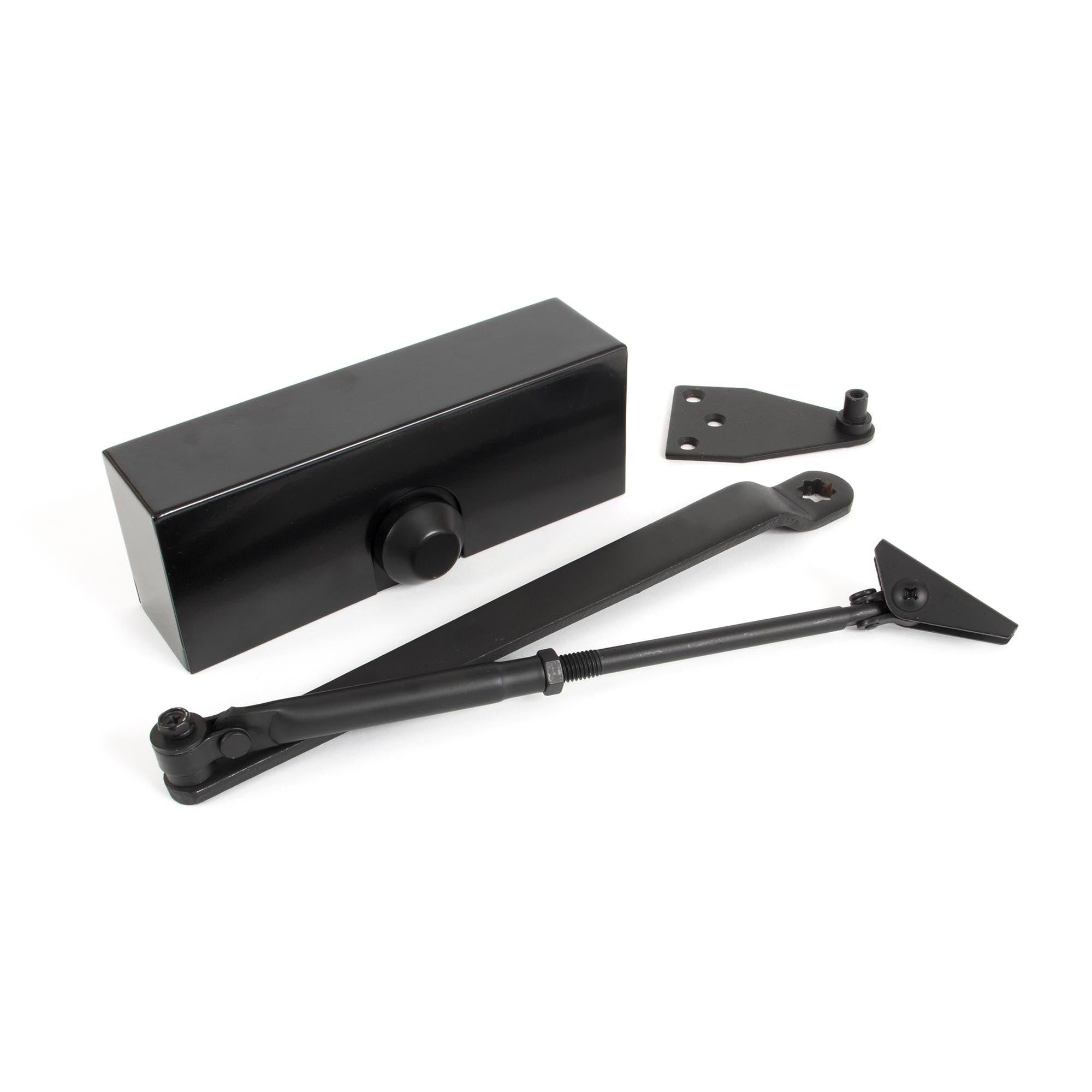 Black Size 3 Door Closer & Cover | From The Anvil - Door Closer & Cover - From The Anvil - Yester Home