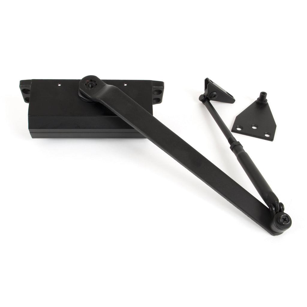 Black Size 3 Door Closer & Cover | From The Anvil-Door Closer & Cover-Yester Home