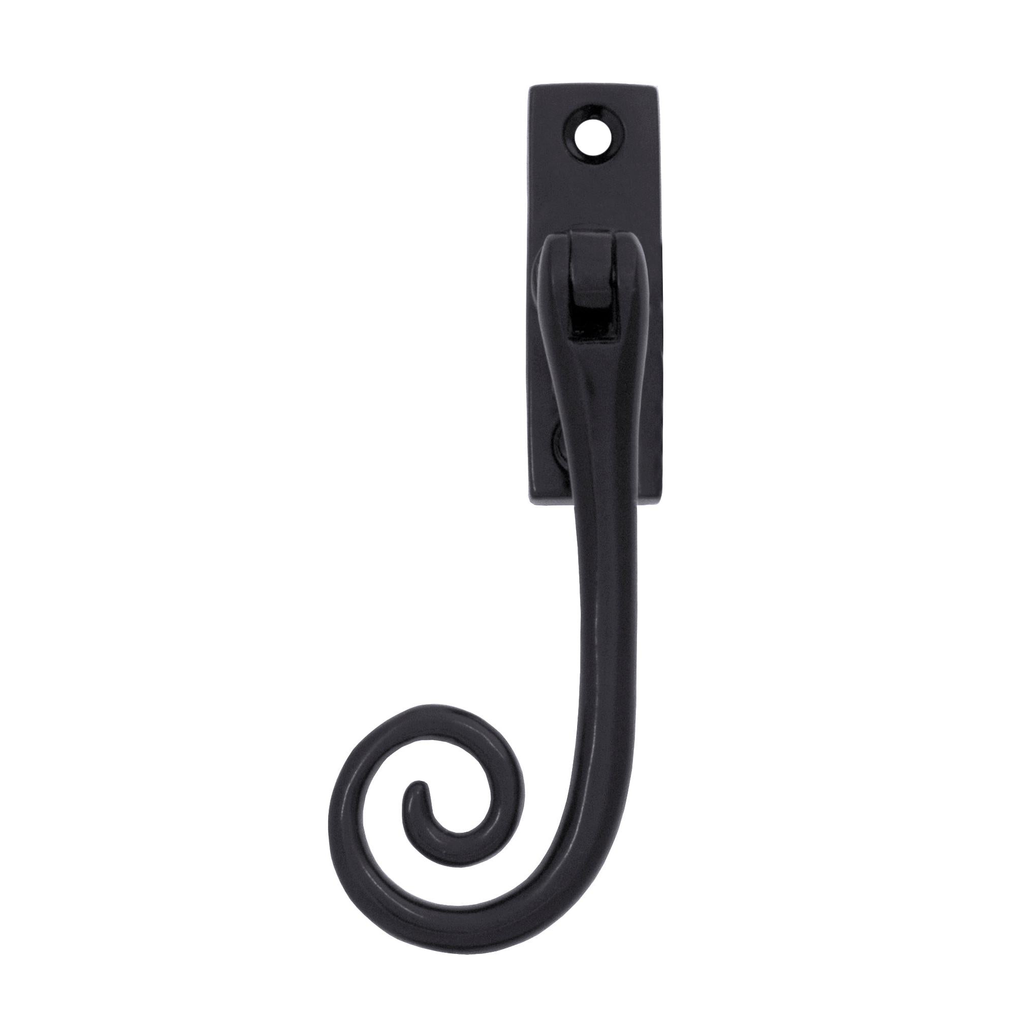 Black Slim Monkeytail Espag - LH | From The Anvil - Espag. Fasteners - From The Anvil - Yester Home