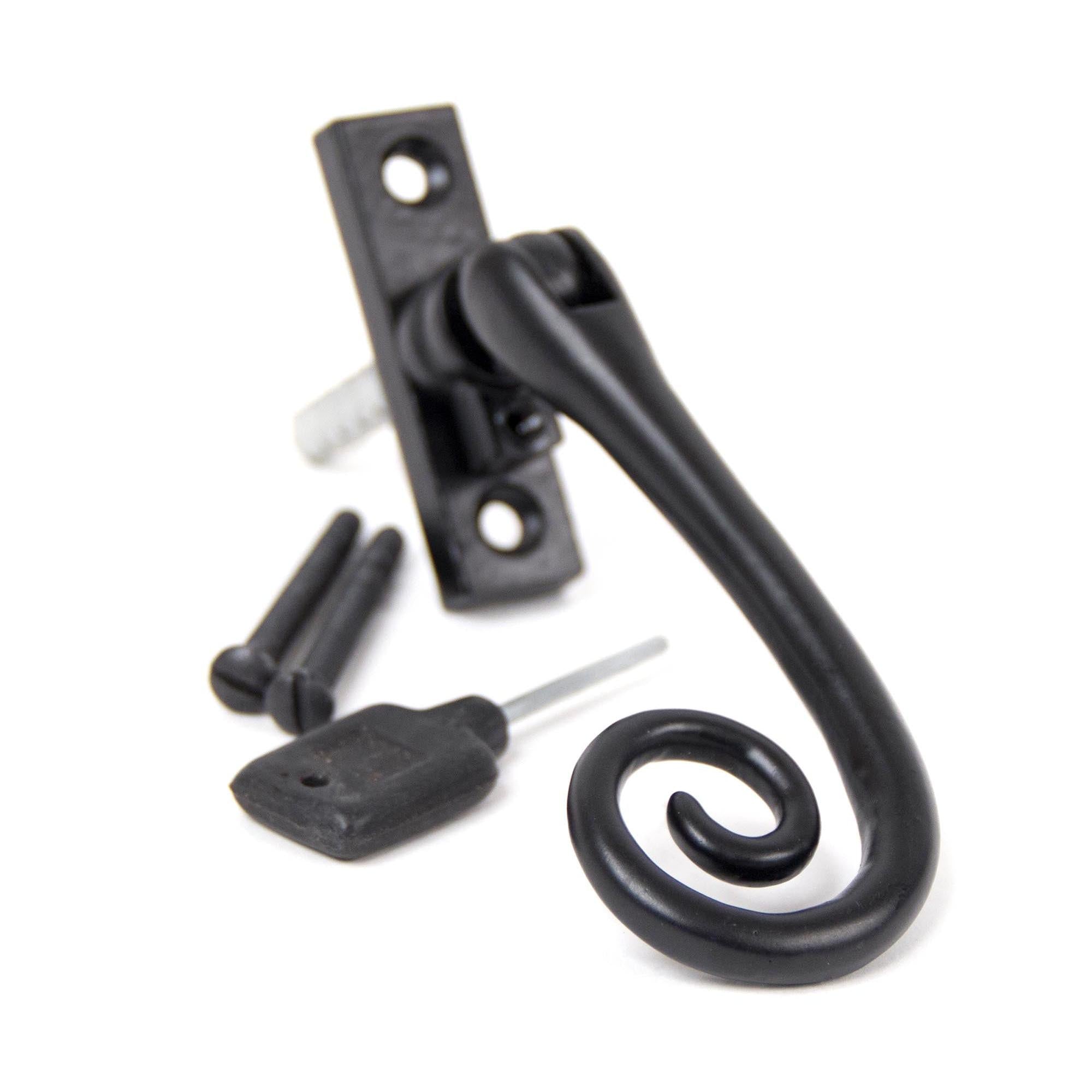 Black Slim Monkeytail Espag - LH | From The Anvil - Espag. Fasteners - From The Anvil - Yester Home
