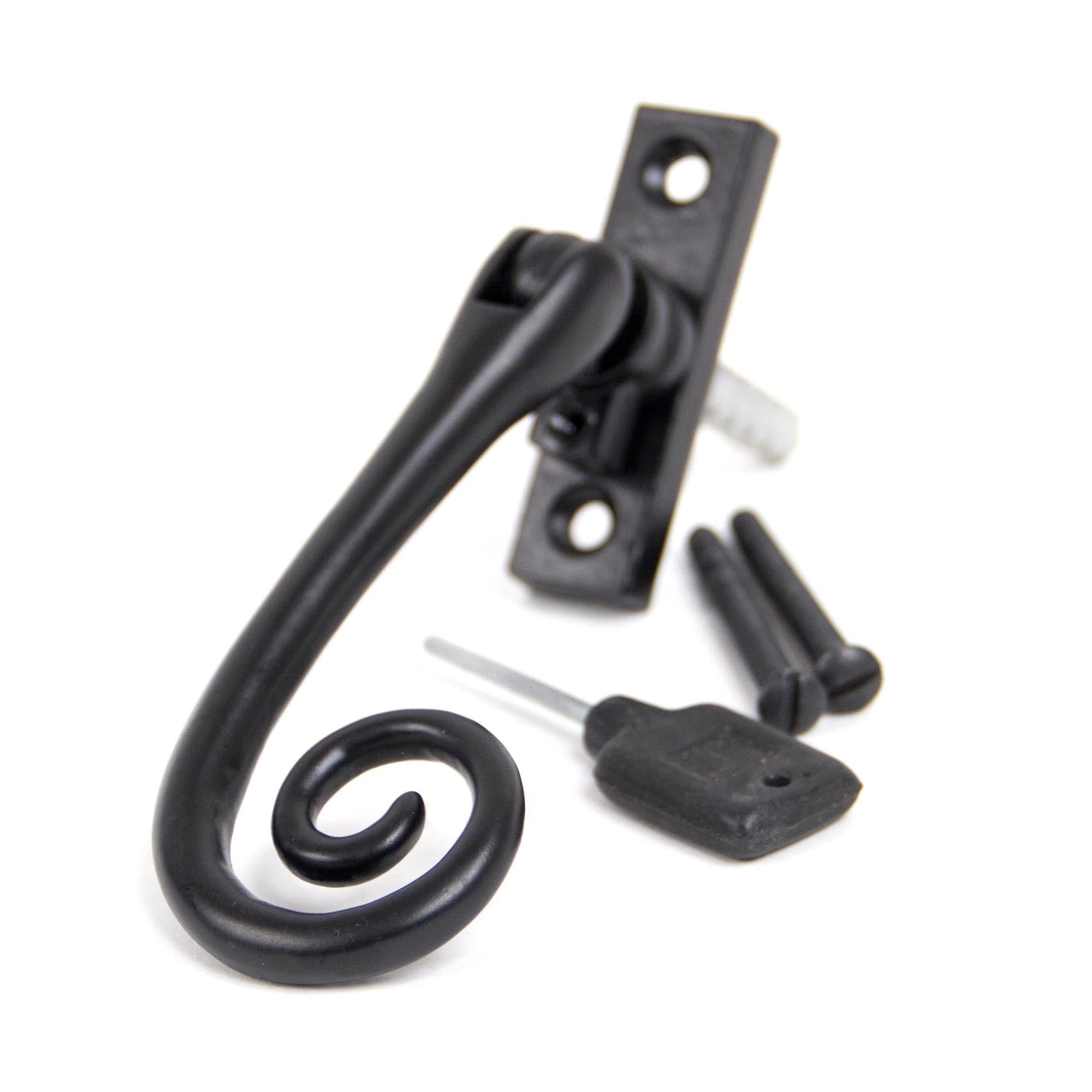 Black Slim Monkeytail Espag - RH | From The Anvil - Espag. Fasteners - From The Anvil - Yester Home